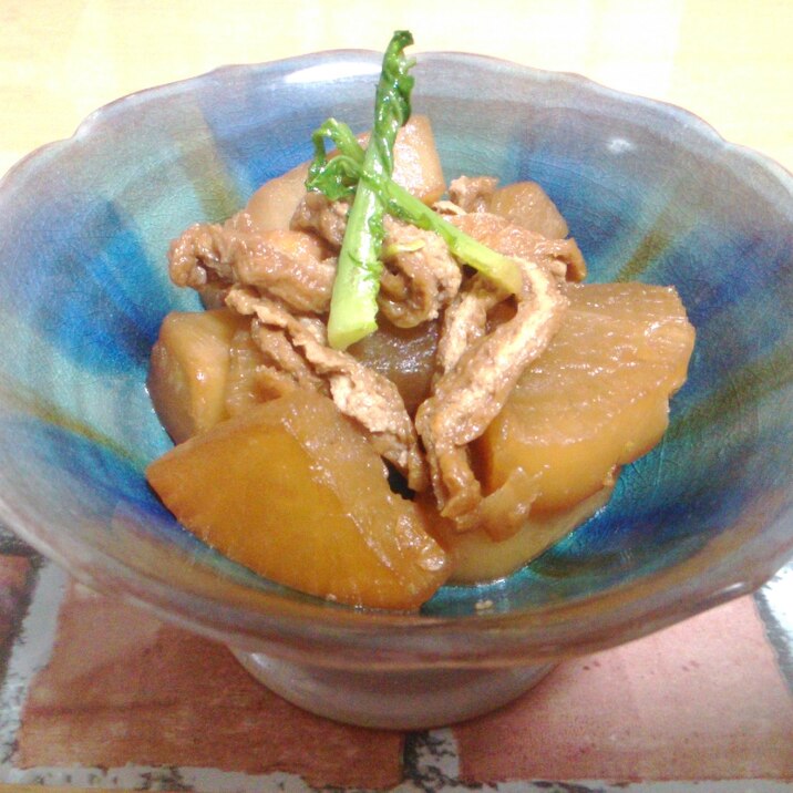 ごま油が決め手 大根と油揚げのフライパン煮 レシピ 作り方 By 酒恋 楽天レシピ ごま油が決め手 大根と油揚げのフライパン煮 レシピ 作り方 By 酒恋 楽天レシピ